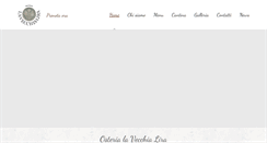 Desktop Screenshot of osteriavecchialira.it